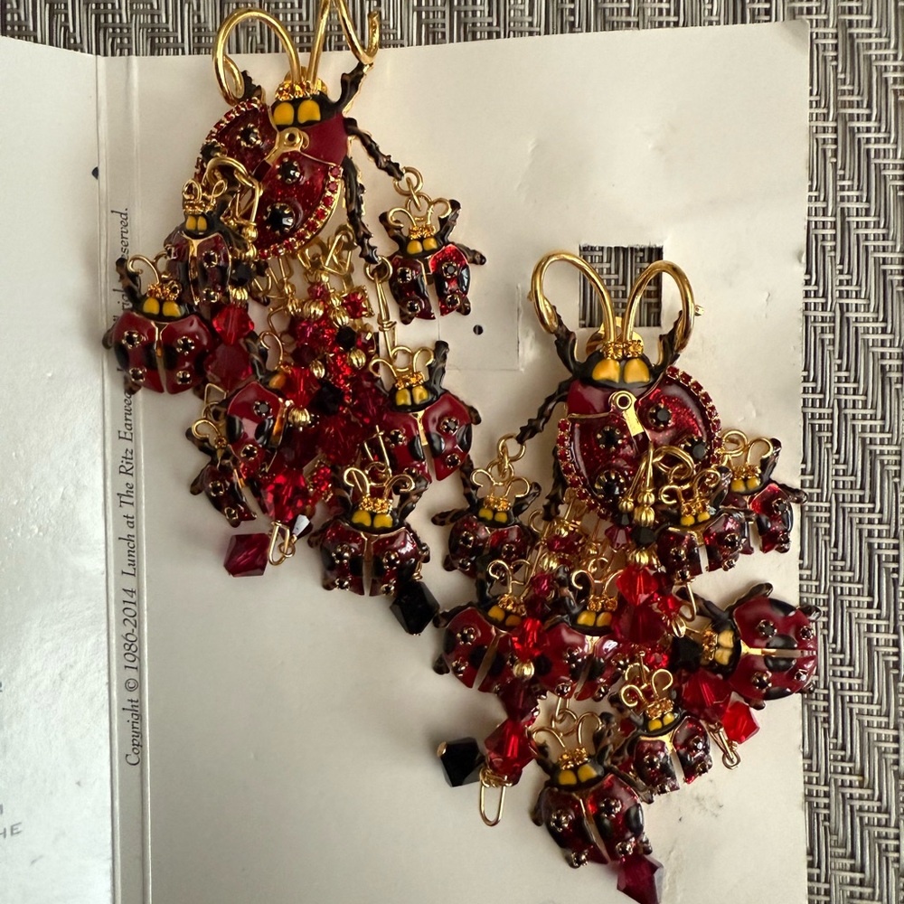 Lunch at the Ritz “Madame Bug Red “